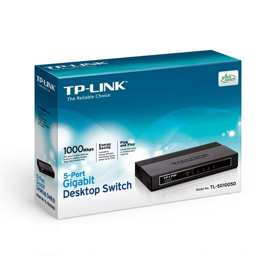 Коммутатор TP-Link TL-SG1005D (SOHO коммутаторы) - фото 3 - id-p115007263