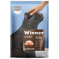 Winner сухой корм для взрослых кошек всех пород с говядиной 15 кг