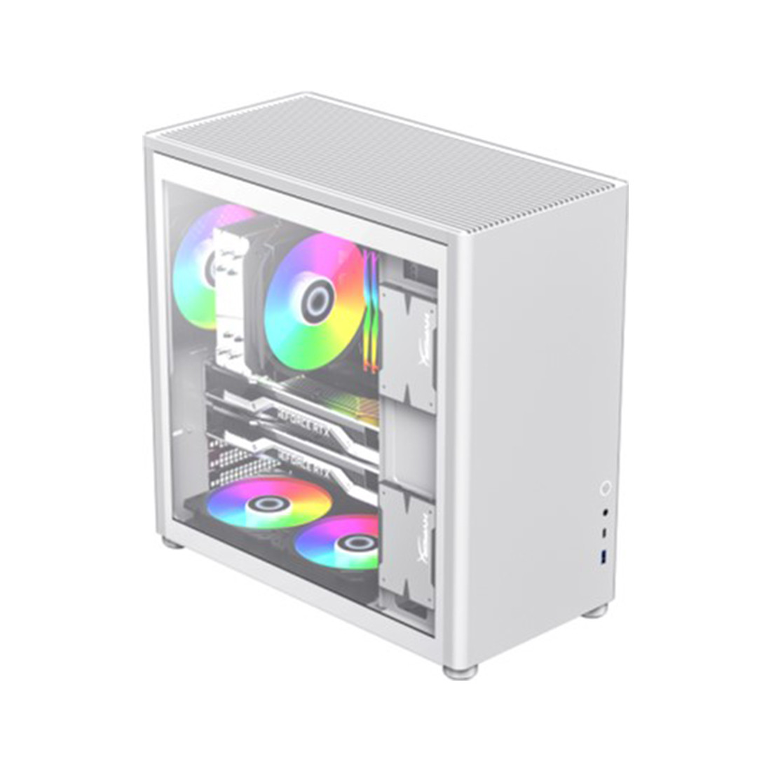 Компьютерный корпус Gamemax SPARK PRO FULL WHITE без Б/П (Корпуса (Case)) - фото 3 - id-p115008620