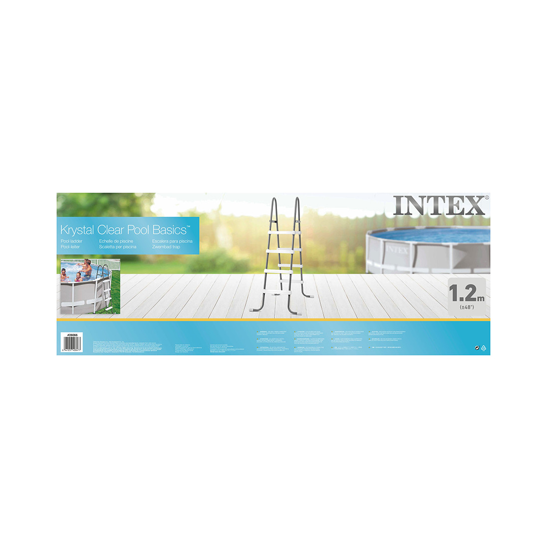 Лестница для бассейна Intex 28066 (Лестницы, тенты, подложки и др. аксессуары) - фото 2 - id-p115008668