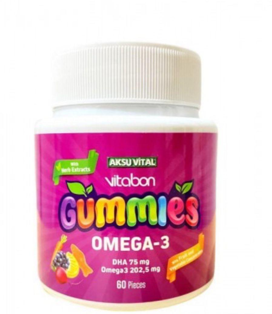 Gummies vitabon мармеладки Омега 3 для детей AKSU VITAL - фото 1 - id-p115011756