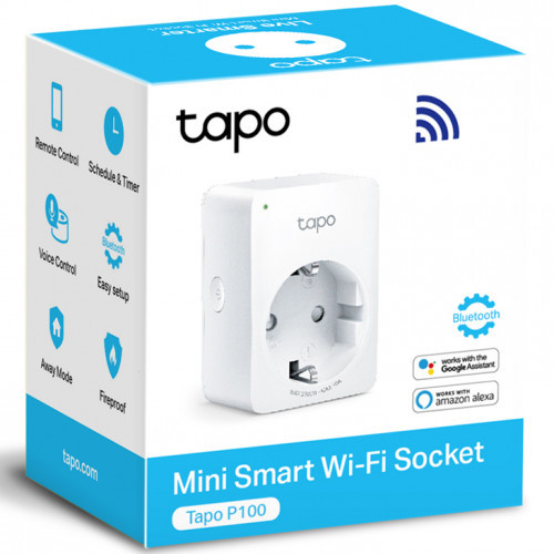 TP-Link Умная Wi-Fi розетка Tapo P100 (Tapo P100(1-pack)) - фото 3 - id-p102138165