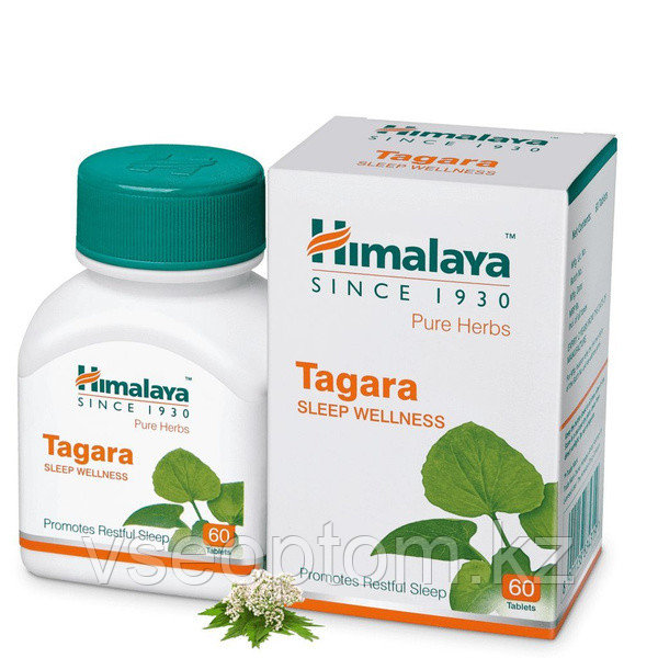 Тагара Хималая (Tagara Himalaya - успокоительное средство, избавляет от бессонницы, улучшает сон 60 таб - фото 1 - id-p115013205