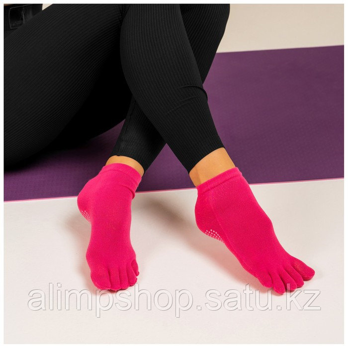 Носки для йоги Sangh, р. 36-38, цвета МИКС - фото 7 - id-p115013253