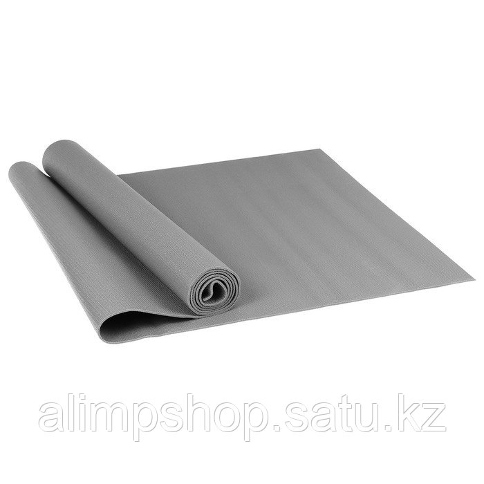 Коврик для йоги Sangh, 173х61х0,3 см, цвет серый серый2, 3, Серый - фото 1 - id-p115013304