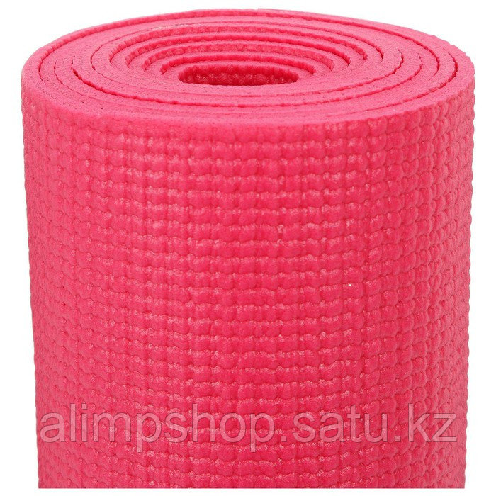 Коврик для йоги Sangh, 173х61х0,4 см, цвет тёмно-синий 24 шт, Розовый, Розовый - фото 6 - id-p115013321