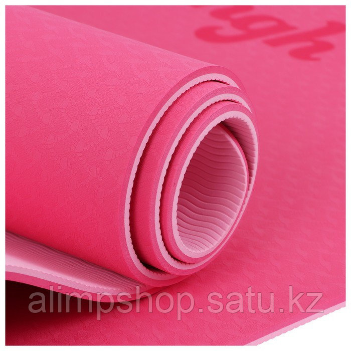 Коврик для йоги Sangh, 183х61х0,6 см, цвета МИКС - фото 7 - id-p115013350