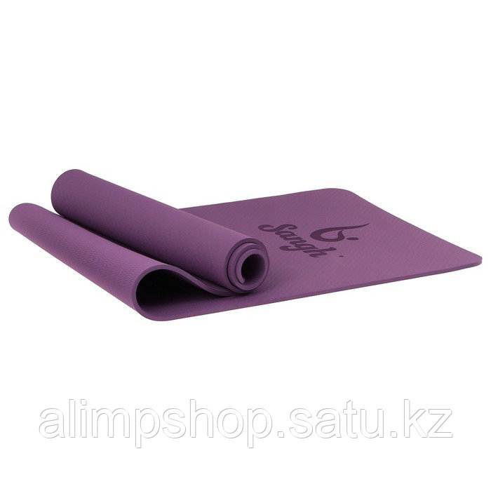 Коврик для йоги Sangh, 183×61×0,8 см, цвет синий Фиолетовый, Фиолетовый - фото 1 - id-p115013358