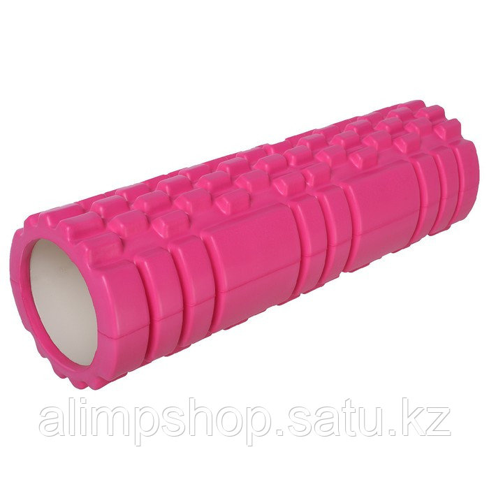 Ролик массажный Sangh, 30х10 см, цвет фиолетовый Розовый, Розовый - фото 4 - id-p115013399