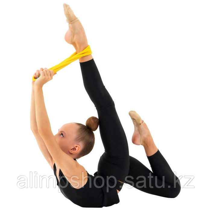Скакалка гимнастическая утяжелённая Grace Dance, 3 м, 180 г, цвет Микс Желтый, Жёлтый - фото 5 - id-p115013519