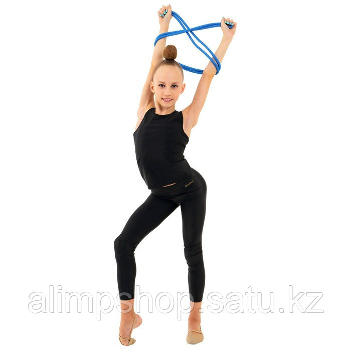 Скакалка гимнастическая утяжелённая Grace Dance, 3 м, 180 г, цвет Микс синий, Синий - фото 3 - id-p115013522