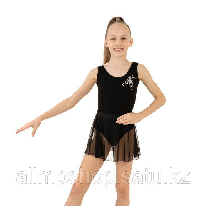Юбка гимнастическая Grace Dance, на поясе, р. 28, цвет чёрный 5 шт, 42, 170, 176 - фото 2 - id-p115013627