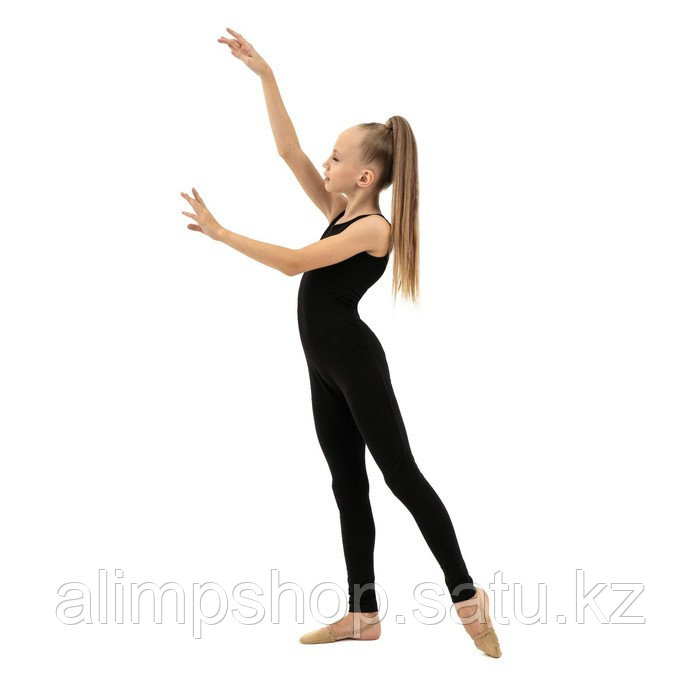 Комбинезон гимнастический Grace Dance, р. 28,30,32 цвет чёрный - фото 7 - id-p115013716