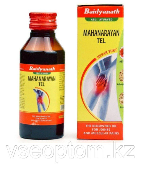 Маханараян (Mahanarayan Tel BAIDYANATH) масло при болях в суставах  100 мл