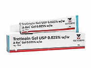 Третиноин 0,025% ( Tretinoin gel Menarini ) гель от пигментации, акне, морщин и прыщей 20 гр