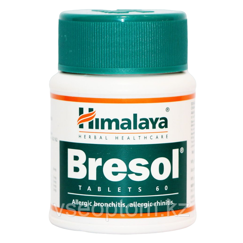 Бресол Хималая ( Bresol Himalaya) при астме, аллергии, кашли 60 таб