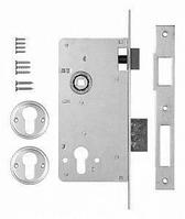 Врезной замок Kale Kilit 152/R (45мм) корпус (никель)