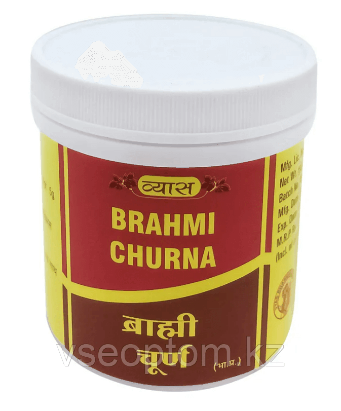 Брахми ( Brahmi Churna VYAS ) порошок для мозга и укрепление памяти 100 гр - фото 1 - id-p115013972