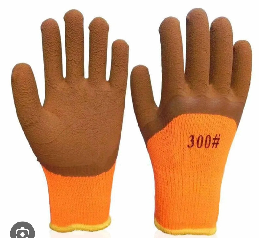 Перчатки рабочие 300# оранжевые - фото 1 - id-p115014074
