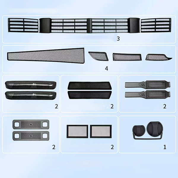 Защитные сетки, фильтры, накладки Lixiang L8 из 18 элементов, фото 1