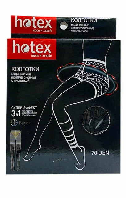 Колготки Хотекс 70ден черн, фото 1