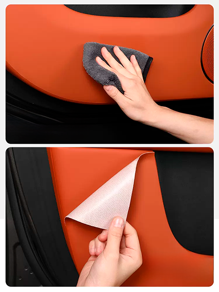 Защитная накладка на обшивку двери на авто Lixiang L9, 4 шт. (Черный) - фото 2 - id-p115014310