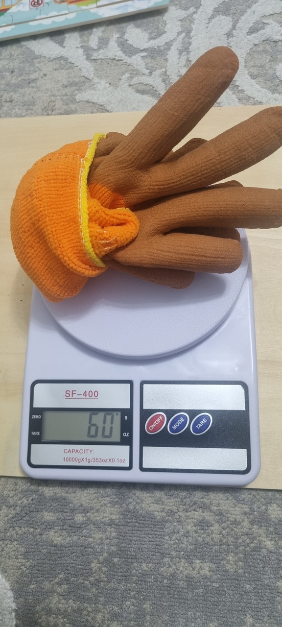 Перчатки рабочие 300# оранжевые - фото 2 - id-p115014074