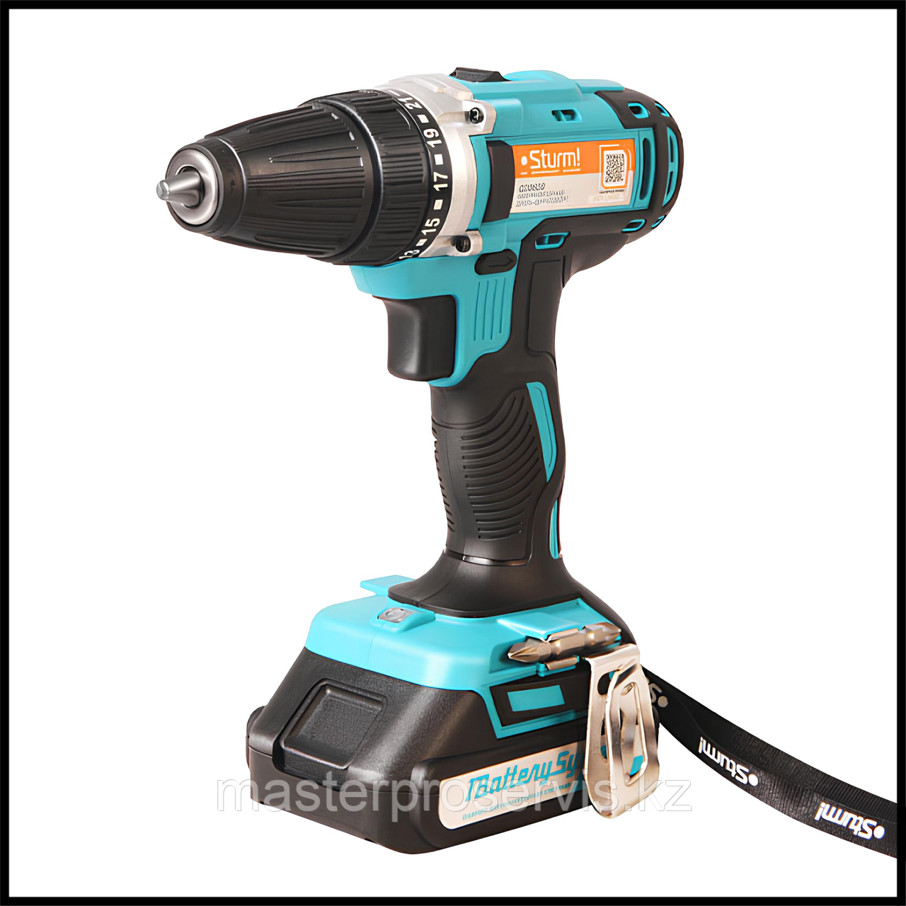 CD3620 Дрель аккумуляторная Sturm!, 20 В, 1BatterySystem, 2 акк., 2,0 Ач, кейс, шт
