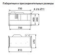 Вентилятор канальный  ВКП 70-40-4D, 380В с эл.дв. 3,5кВт x 1340об/мин | 5600м3/час, фото 4