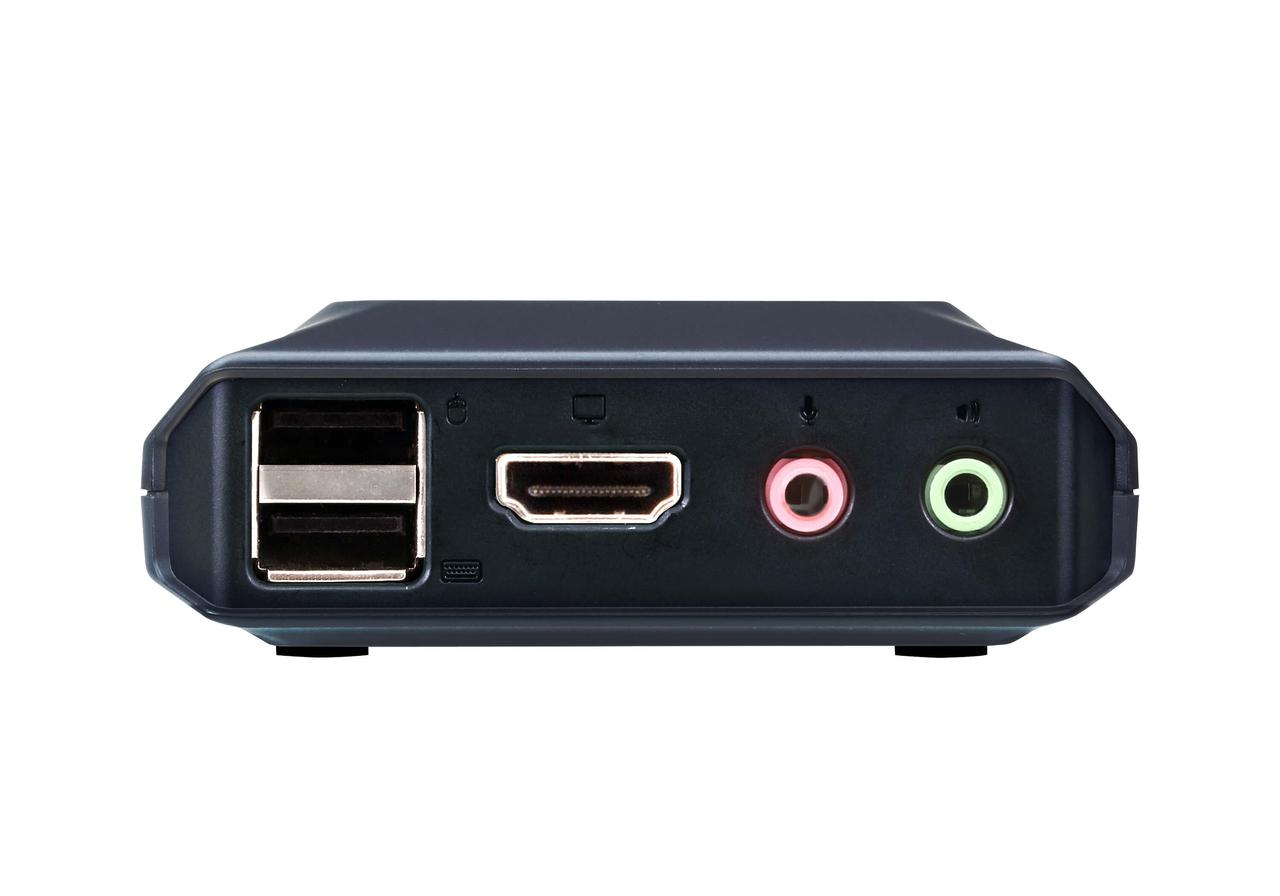 2-портовый KVM-переключатель с кабелем USB 4K HDMI и дистанционным переключателем портов CS22H ATEN - фото 2 - id-p115015733