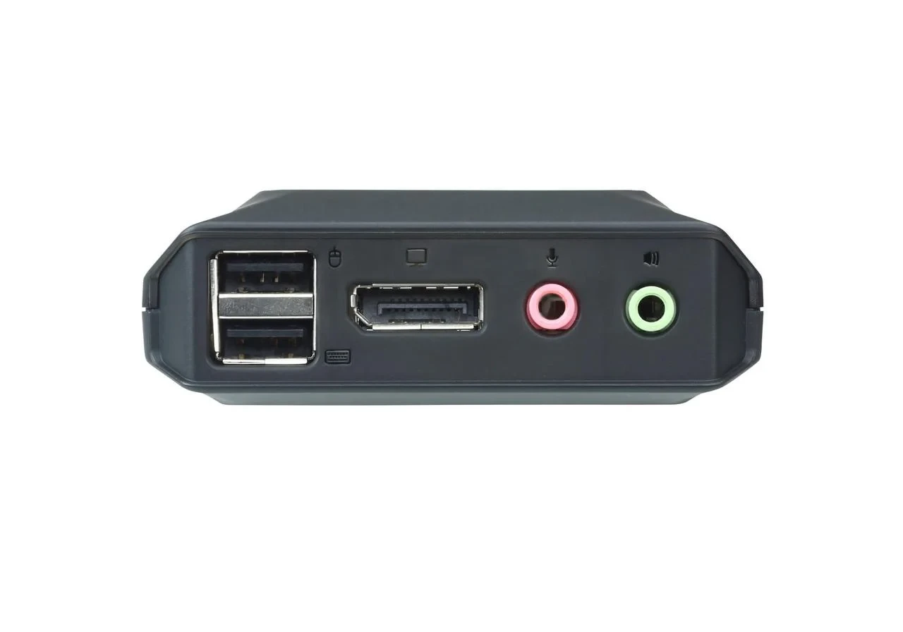 2-портовый USB, DisplayPort, кабельный KVM-переключатель с пультом удаленного переключения порта CS22DP ATEN - фото 3 - id-p115015798