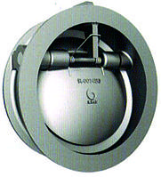 Клапан обратный нж/ст 316, створчатый межфланцевый PN10 DN500