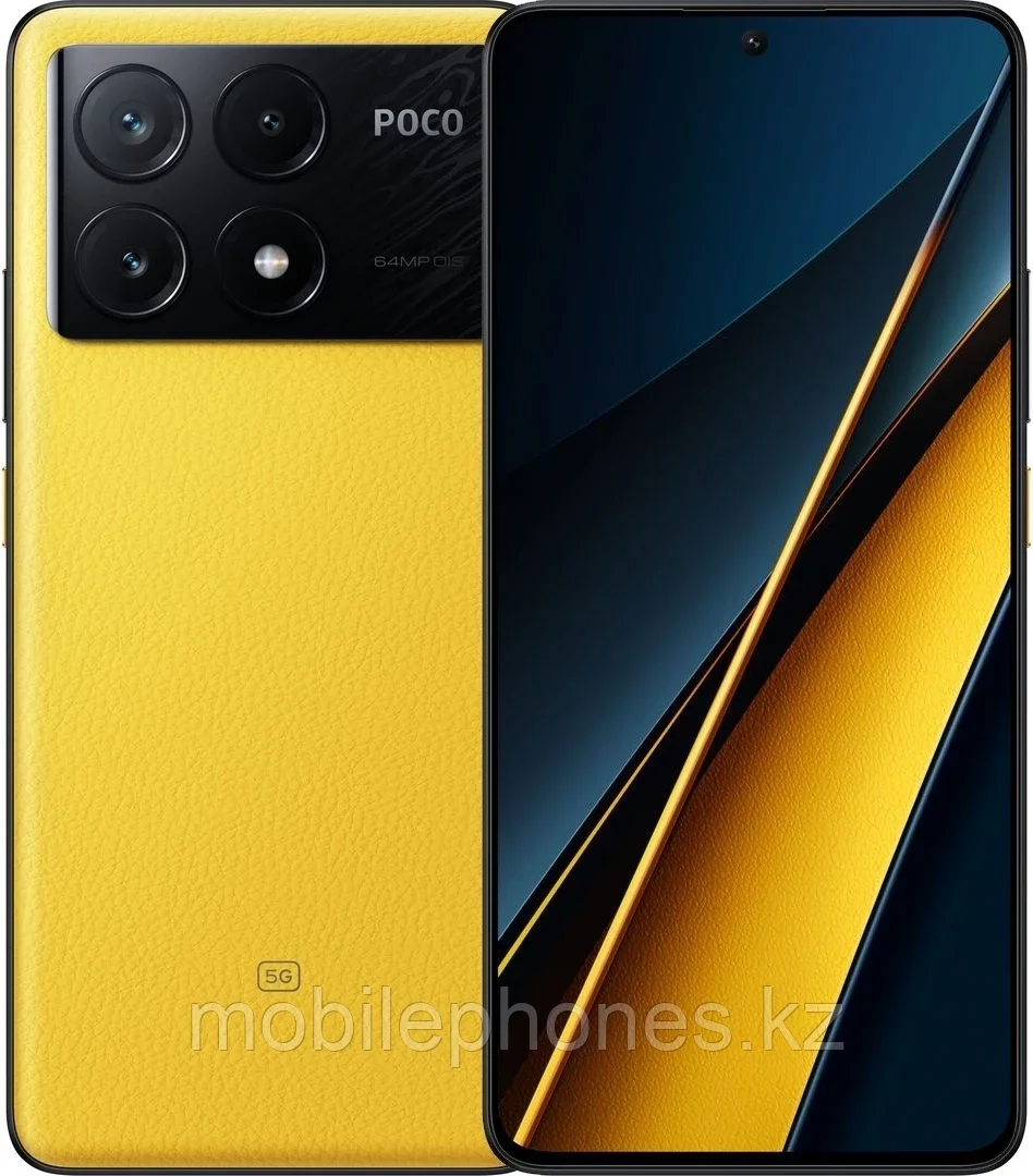 Смартфон Xiaomi Poco X6 Pro 8/256Gb Yellow - фото 1 - id-p115016689