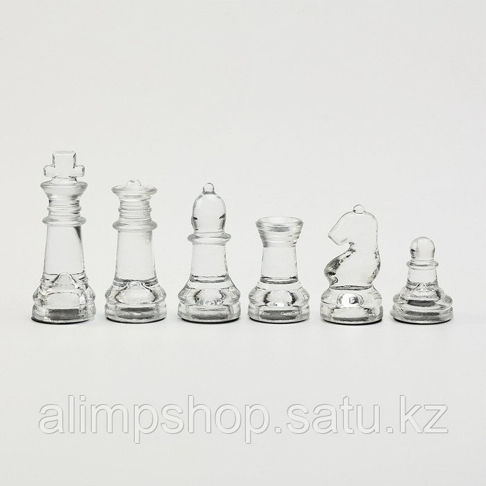 Шахматы "Минель", стеклянные, король 6 х 2 см, пешка 3 х 2 см, доска 24 х 24 см - фото 3 - id-p115016717