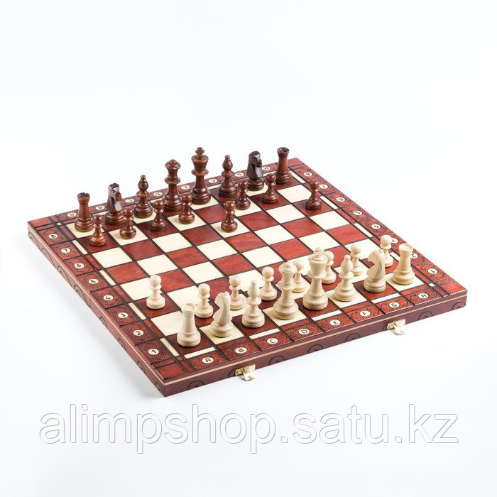 Шахматы польские Madon "Консул", 48 х 48 см, король h=9 см, утяжеленные - фото 2 - id-p115016723