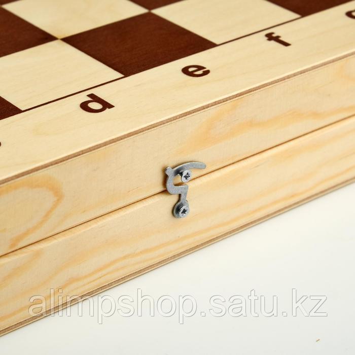 Шахматы деревянные гроссмейстерские, турнирные 43 х 43 см, король h-11.5 см, пешка h-5.6 см - фото 4 - id-p115016788