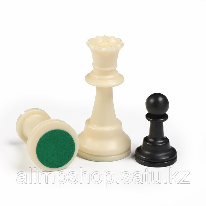 Шахматы гроссмейстерские, турнирные 43х43 см, фигуры пластик, король h-10 см, пешка h=4.5 см - фото 2 - id-p115016810