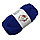 Трикотажная пряжа для ручного вязания синий ультрамарин, фото 4