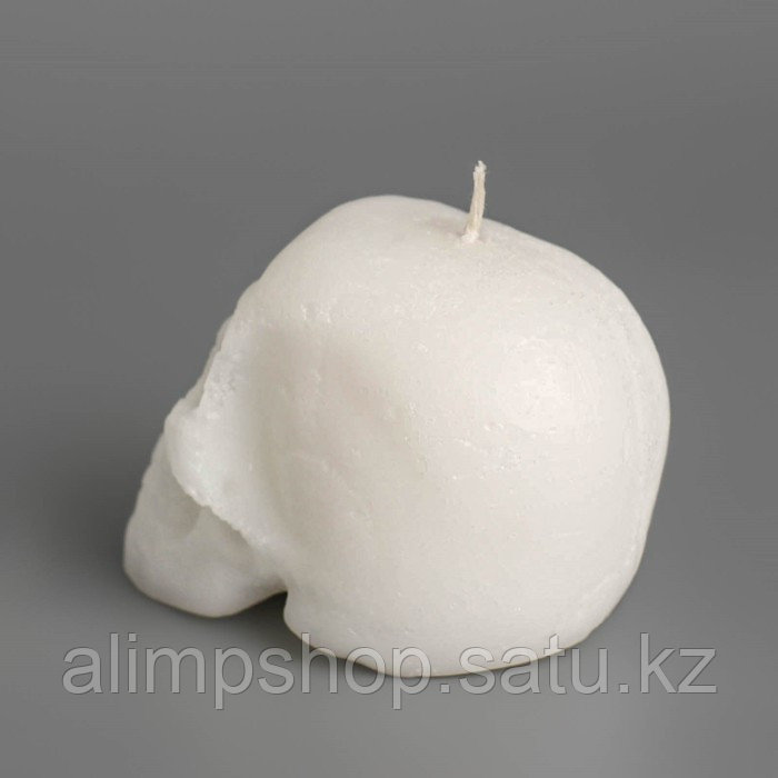 Свеча фигурная ритуальная "Череп", 6 см, белый - фото 4 - id-p115024965