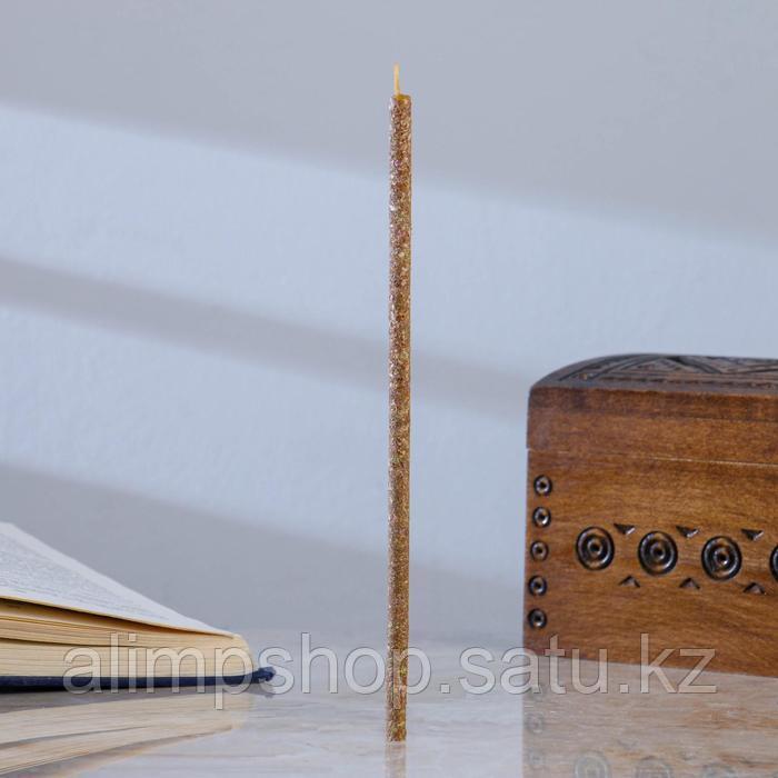 Свеча магическая медовая с вереском для привлечения удачи «Вересковые», 12 штук - фото 2 - id-p115024979