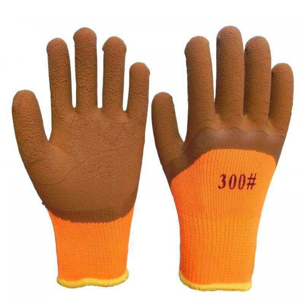 Перчатки #300 оранжевые оригинал - фото 1 - id-p115025096