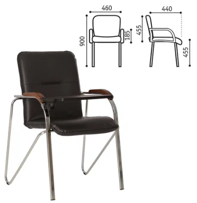 Кресло со столиком SAMBA T PLAST Chrome Nowy Styl - фото 6 - id-p115025056