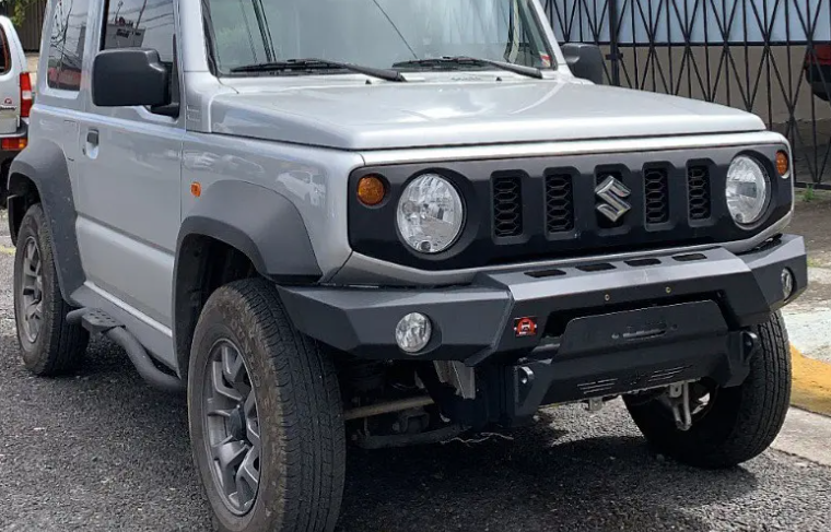 Силовой передний бампер для Suzuki Jimny IV (JB64) 2018-2024+