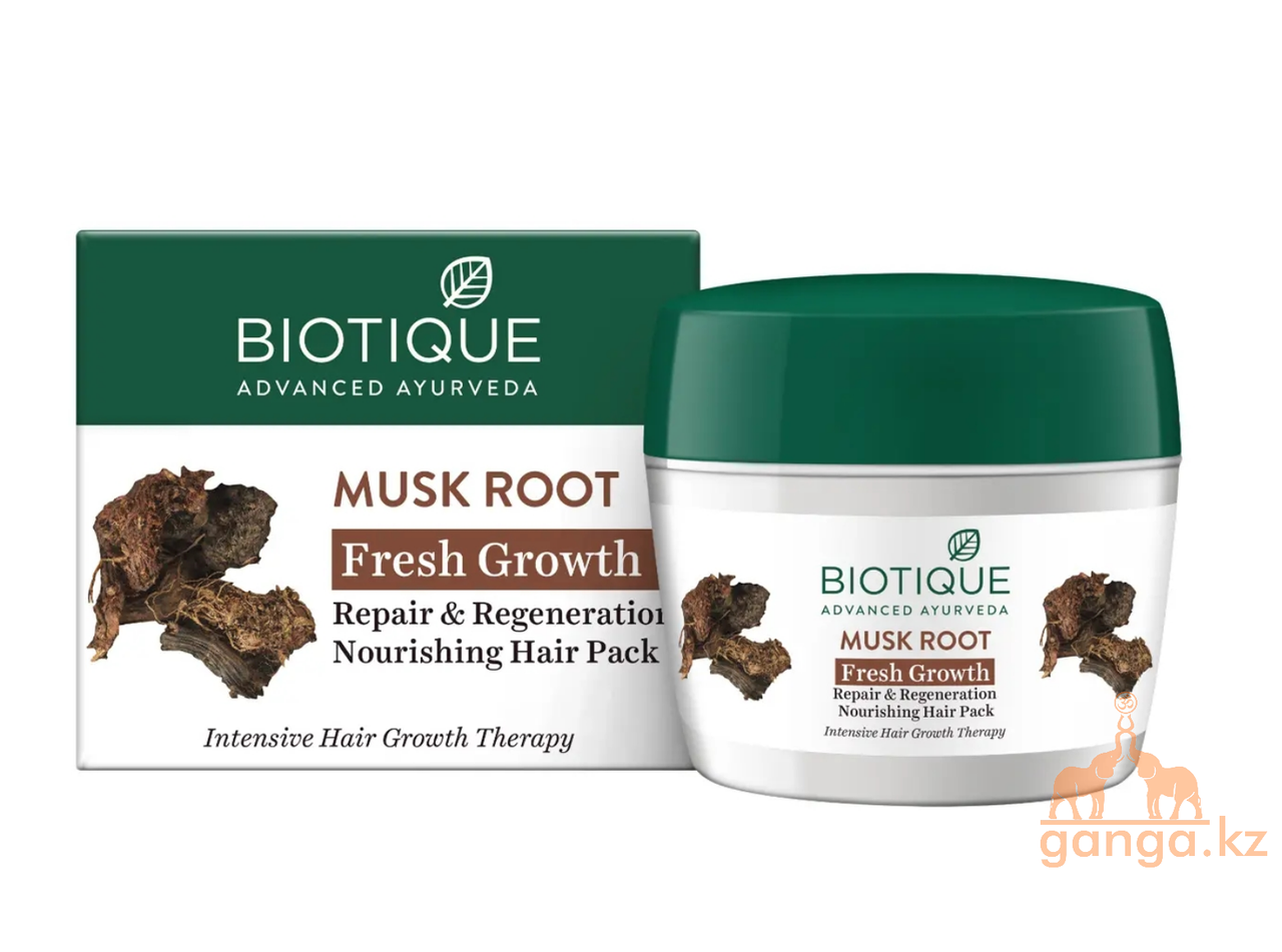 Маска для роста волос Мускатный Орех (Bio Musk Root Fresh Growth Nourishing Treatment Pack BIOTIQUE), 230 г - фото 1 - id-p49687387