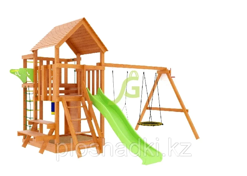 Детская площадка IgraGrad Крафт Pro 3 (скат 2.2 м) - фото 1 - id-p114906791