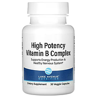 Комплекс витаминов группы В, 30 растительных капсул, Lake Avenue Nutrition