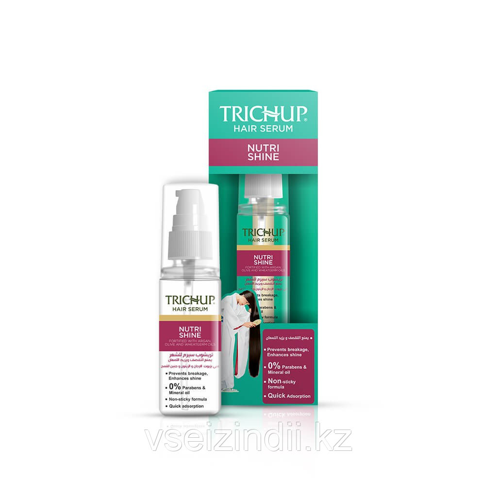 Сыворотка для блеска волос Trichup Hair Serum Nutri Shine, 60 ml, - фото 1 - id-p115044933