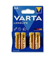 VARTA Longlife AA K4 саусақты батарейка 4 дана