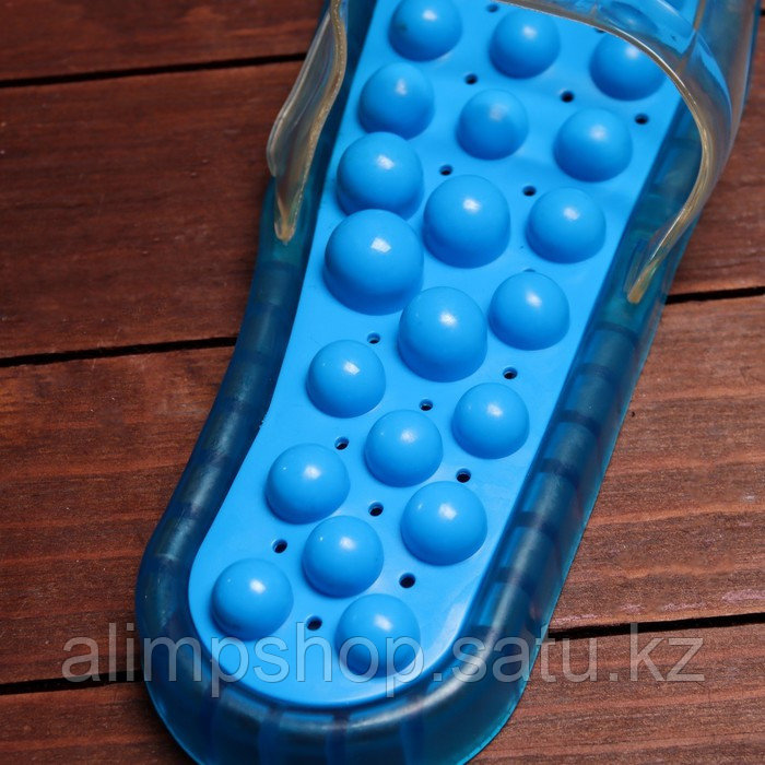 Пластиковые пузырьковые массажные тапочки XL 42-43 - фото 3 - id-p115046288