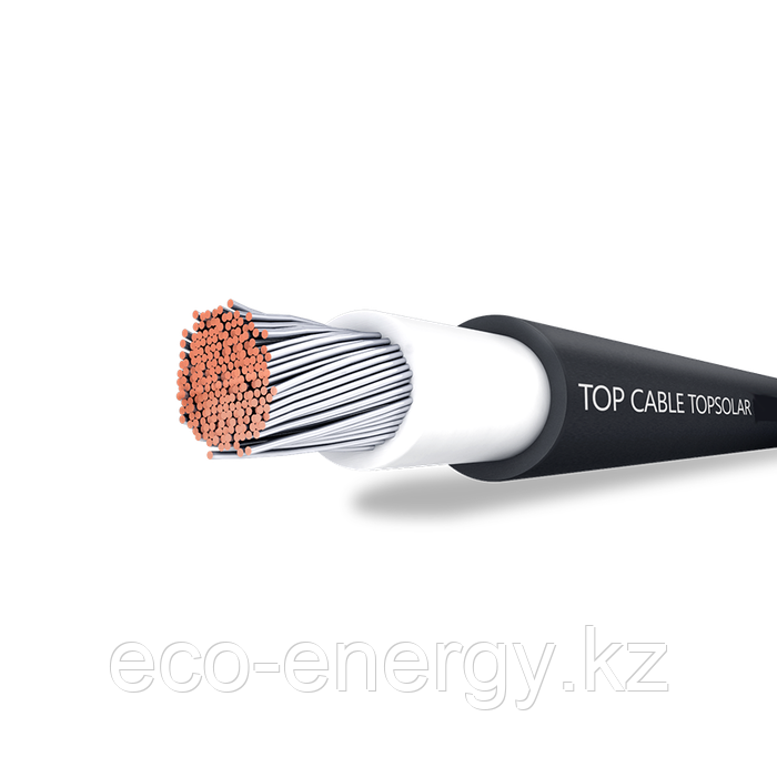 Кабель солнечный TOPSOLAR PV H1Z2Z2-K 1X6 (черный) 1.5/1.5 kVdc nXs mm22 Top Cable